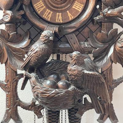 Massive German Black Forest Cuckoo Clock 35