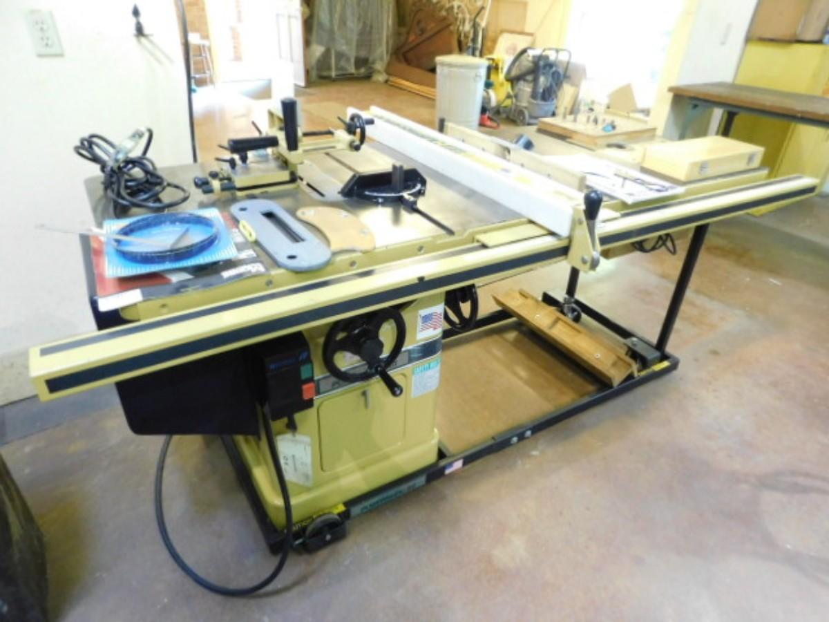 Powermatic Table Saw and Router System Model 66 with Jig and Fence