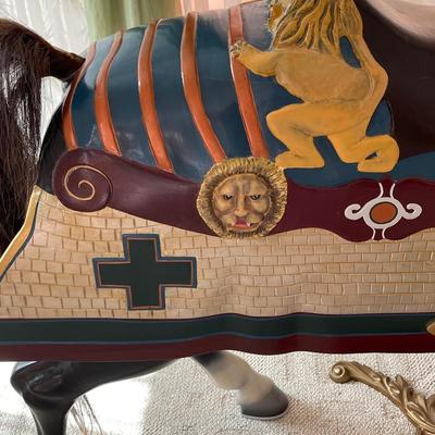 Full size Carousel Horse by master carver Tom wade 60