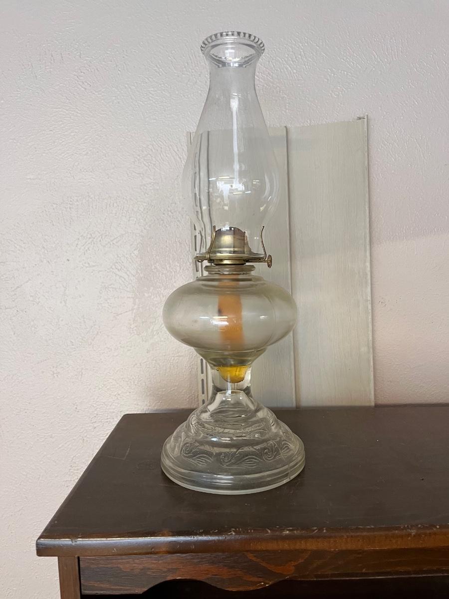 Antique kerosene lamp