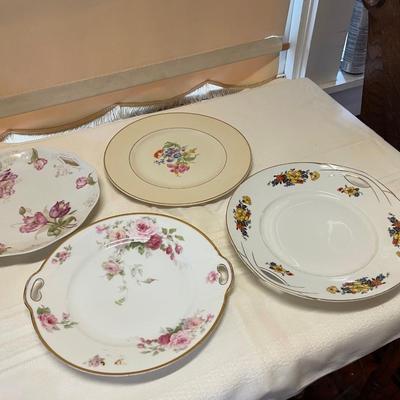 Six Vintage Plates