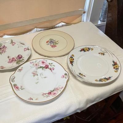 Six Vintage Plates