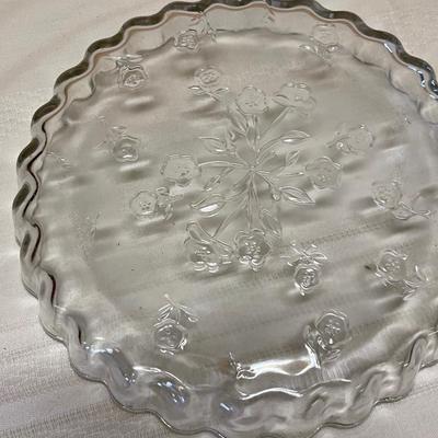 Vintage Lot of Two Quiche Plates