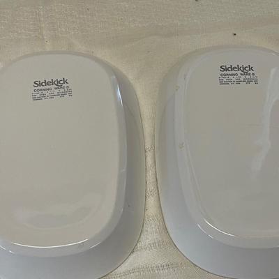 Vintage Corningware Sidekick Set of Two Plates