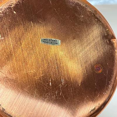 Vintage Copper Tin Made in Taiwan