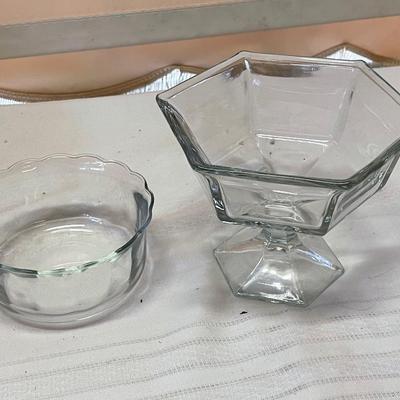 Three Piece Candy Dish Lot