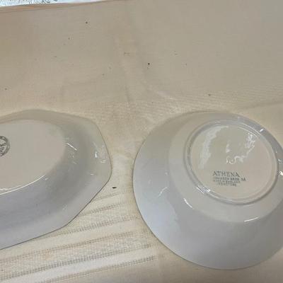 Two Vintage Johnson Brothers "Athena" Vegetable Bowls