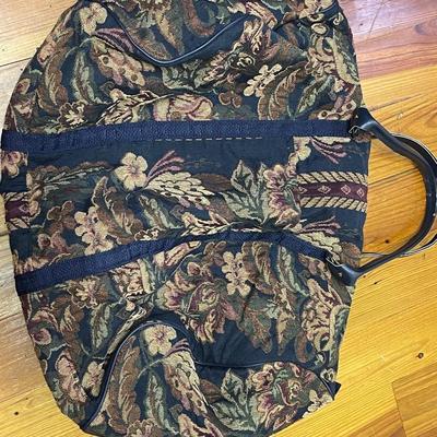 Vintage Jaguar 6 Piece Tapestry Luggage Set with Wheels