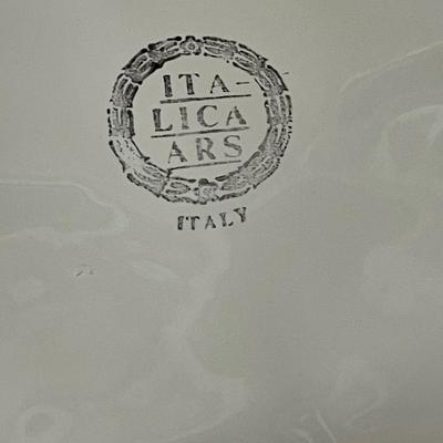 Ceramic Italia ARS Lemon Serving Tray and Baked with Love Serving Dish