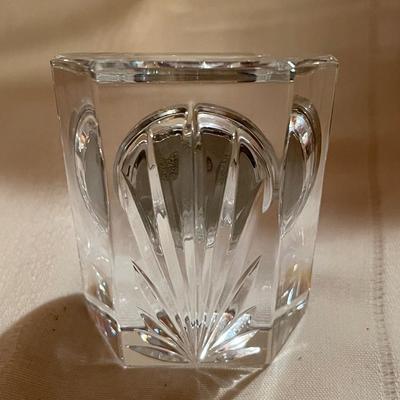 1980's Waterford Crystal Desk Clock