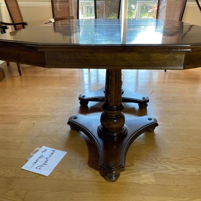 Ethan Allen Dining Room Table with free chairs.