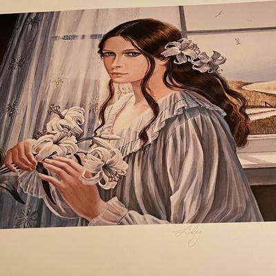 1992 Patti Bannister "Lily" Certified Print