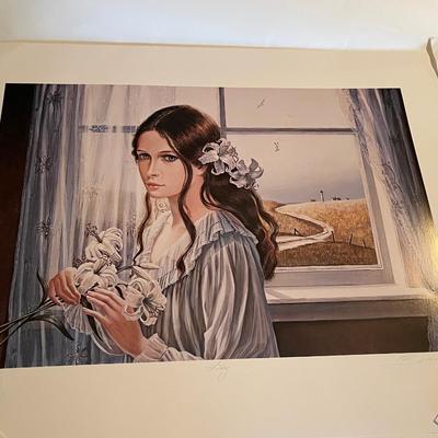 1992 Patti Bannister "Lily" Certified Print