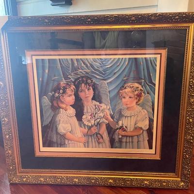 1994 Patti Bannister "Angels" Print with Certification
