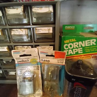 LOT 7  25 DRAWER ORGANIZER WITH HARDWARE