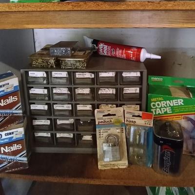 LOT 7  25 DRAWER ORGANIZER WITH HARDWARE