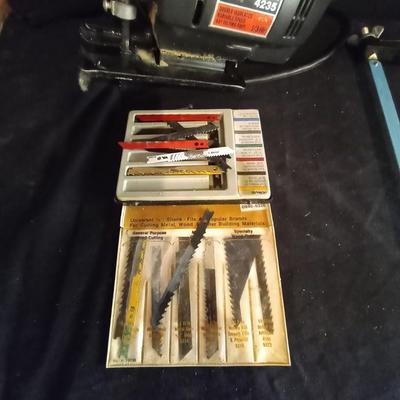 LOT 9 JIGSAW, BLADES AND HANDSAWS