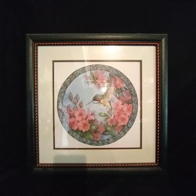 LOT 16 HAND PAINTED OIL LAMPS AND HUMMINGBIRDS