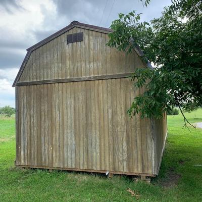 Large storage shed or tiny house shell with 2 lofts