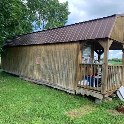 Large storage shed or tiny house shell with 2 lofts