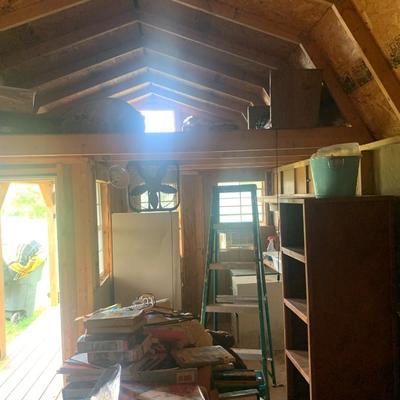 Large storage shed or tiny house shell with 2 lofts
