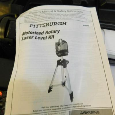 Pittsburg Brand Rotary Laser Level Kit