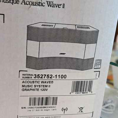 NIB Bose Acoustic Wave System 2 and Multi Disc Changer