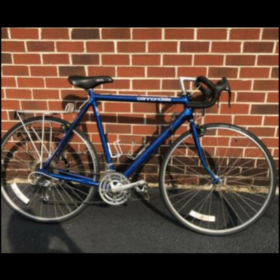 Vintage One Frame Cannondale Menâ€™s Road Bike, 21 inch frame, Wheel Size: 27 in