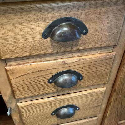 Oak Bakers Hutch