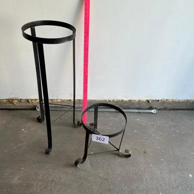 Vintage metal Plant stands
