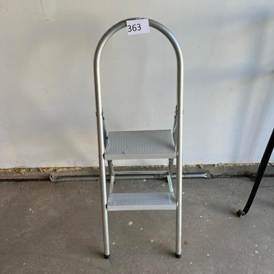 Gray Fold up step stool