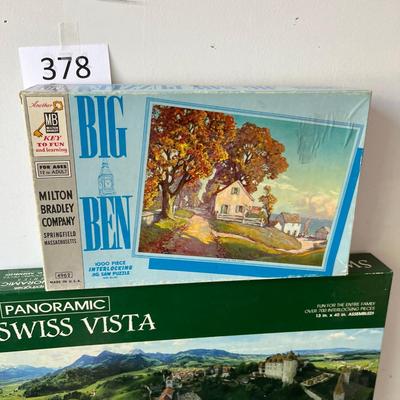 Lot of vintage puzzles