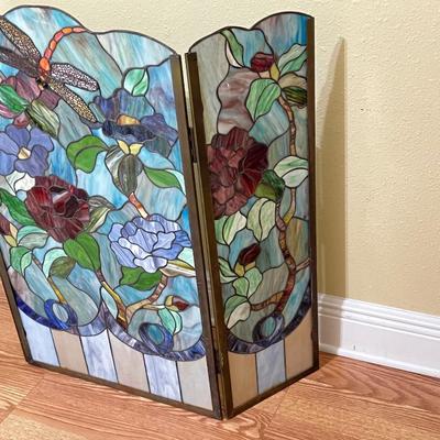 Stained Glass Fireplace Screen ~ *Read Details