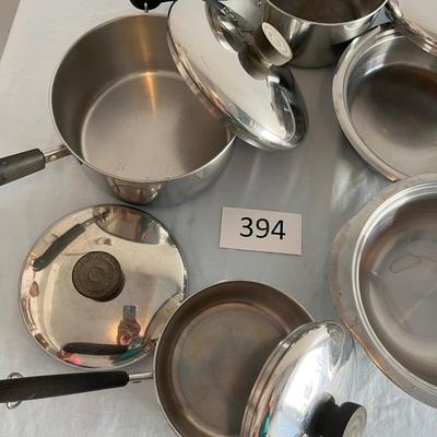 Lot of Revere Ware Pots & Pans