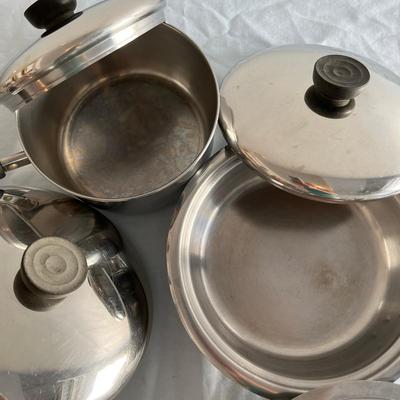 Lot of Revere Ware Pots & Pans