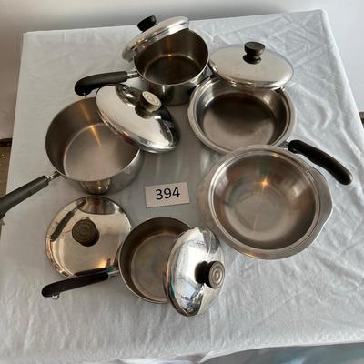 Lot of Revere Ware Pots & Pans