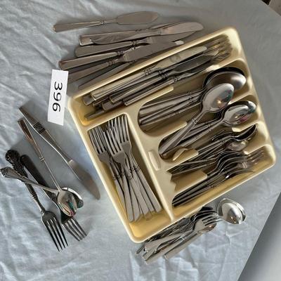 Tray of Flatware