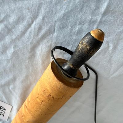 Antique Rolling pins w/ wall hanger