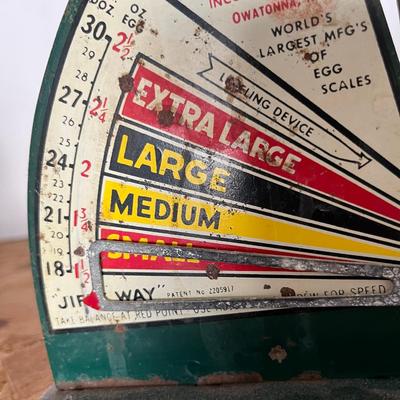 Antique Egg Scale