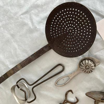 Lot of kitchen utensils