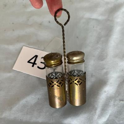 Antique Salt & Pepper Shaker set