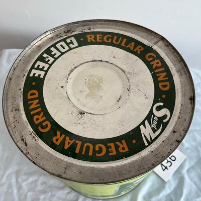 S & W Coffee Tin