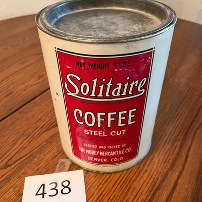 Solitaire Coffee Tin