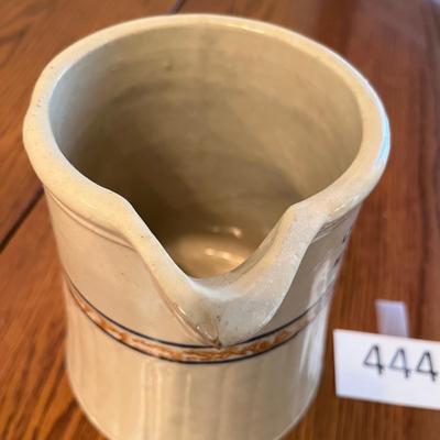 RED WING Stoneware Spatter Band Advertising Pitcher