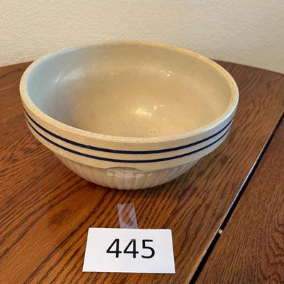Crockware Bowl Blue Bands