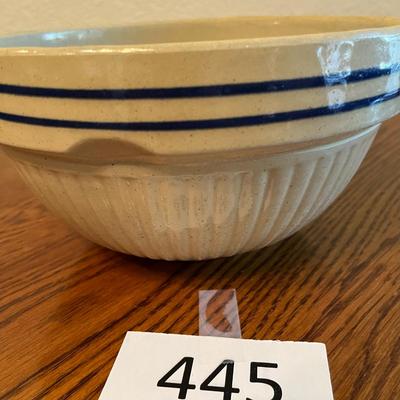 Crockware Bowl Blue Bands