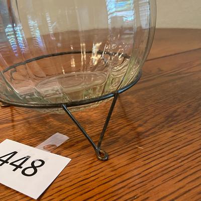 Antique Sugar jar on Wire rack