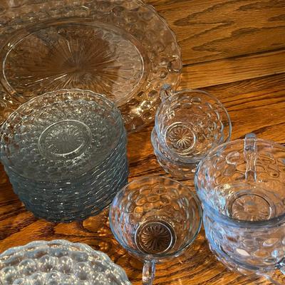 Fire King BUBBLE Dinner set groupting
