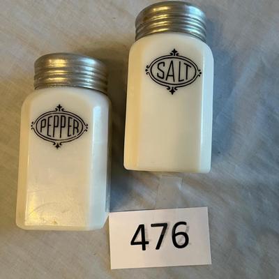 Hazel Atlas Range Shakers Milk Glass