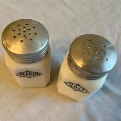 Hazel Atlas Range Shakers Milk Glass